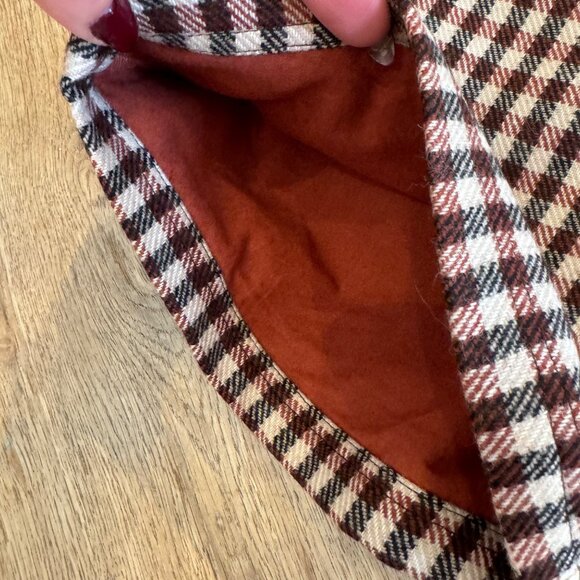 Caramel Kids Checkered Wool Shorts 10Y With Elastic Waist & Button Closure - Picture 5 of 9